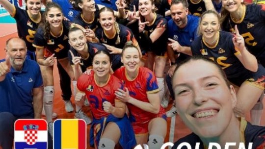 Volei feminin: România învinge Croația cu 3-0 și termină pe primul loc preliminariile din Golden League