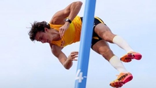 Atletism: Armand Duplantis la al 12 lea record mondial la săritura cu prăjina