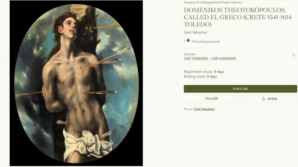 Statul român, succes de etapă în recuperarea tabloului Sfântul Sebastian