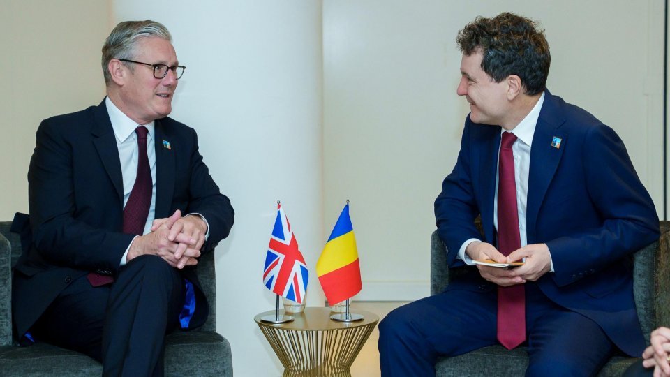 President Nicusor Dan met with British Prime Minister Keir Starmer in The Hague