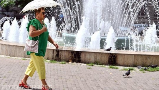 Cod portocaliu de caniculă în Banat, Oltenia și o parte a Munteniei