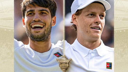 Jannik Sinner, liderul mondial ATP, va disputa prima lui finala la Wimbledon. Va juca pentru trofeu cu Carlos Alcaraz