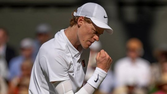 Tenis: italianul Jannik Sinner câștigă la Wimbledon