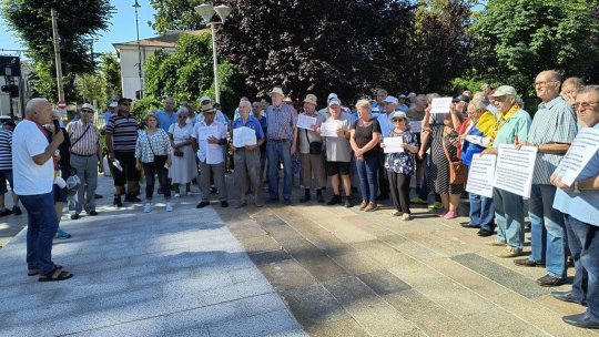 Galați: Protest împotriva măsurilor de austeritate
