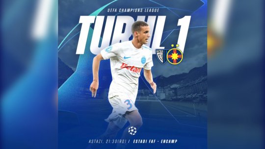 Liga Campionilor: Inter Club d'Escaldes - FCSB, ora 21:30, în direct la RRA