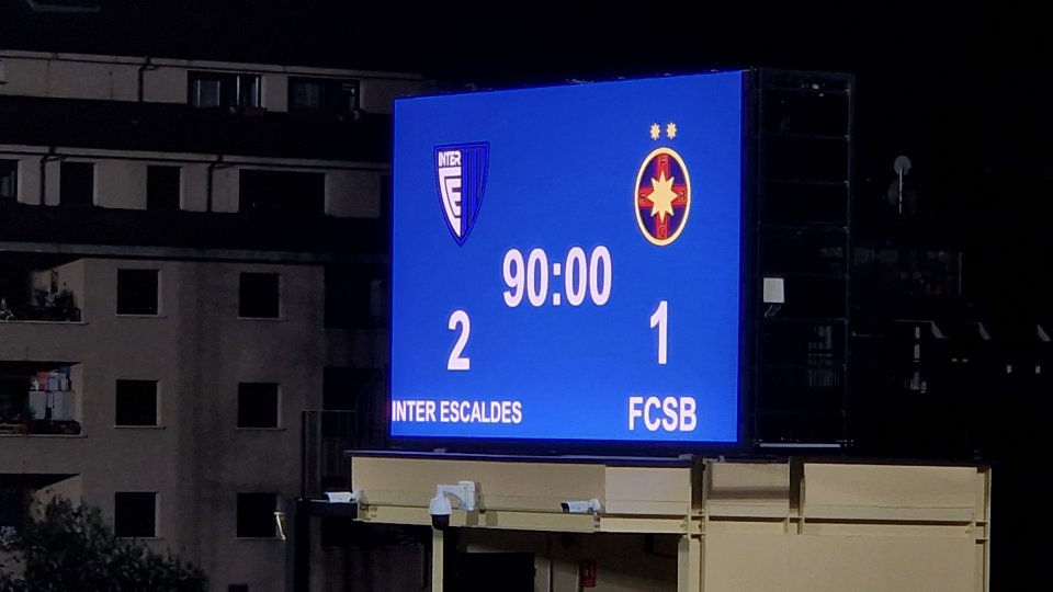 Liga Campionilor: FCSB a pierdut rușinos în Andorra dar s-a calificat în turul 2 preliminar