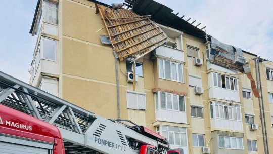 Mai multe zone din sud-estul țării, afectate puternic de furtună