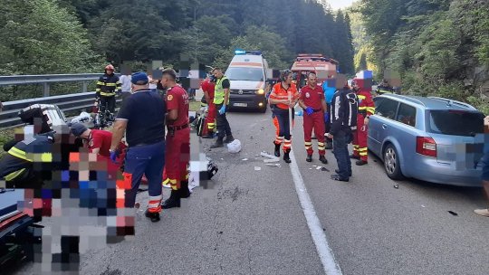 Doi motocicliști străini, accident mortal pe Transalpina