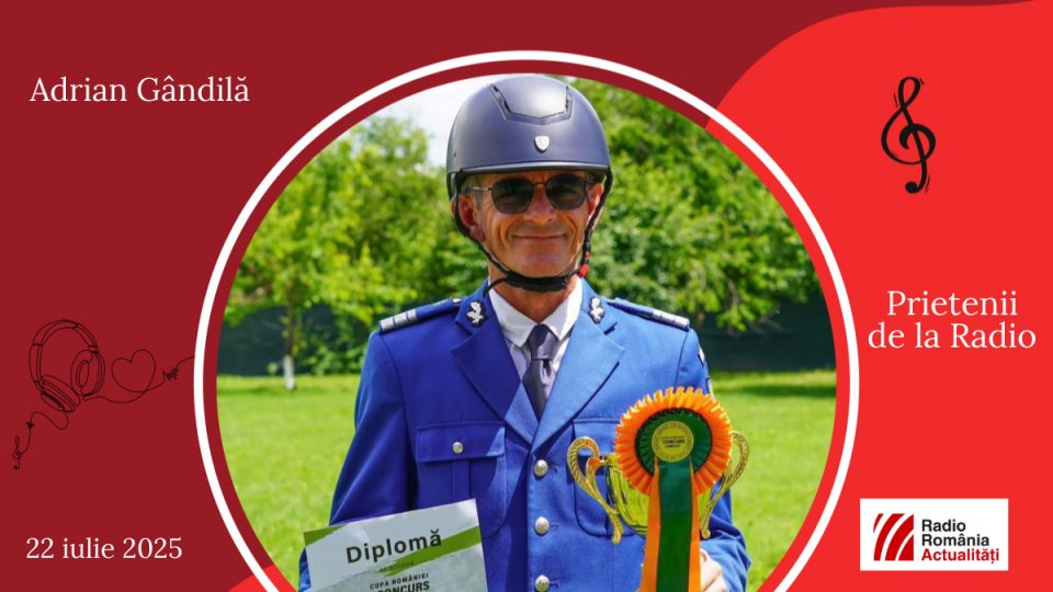 Adrian Gândilă, campionul României la echitație, la #prieteniidelaradio