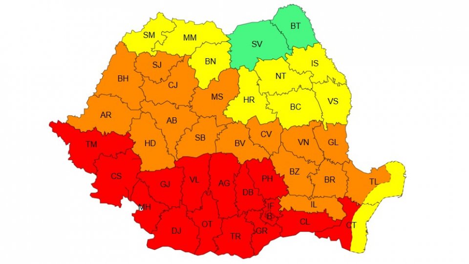 Cod roşu de caniculă