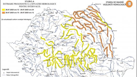 Comitet de urgență convocat pentru inundațiile din Neamț și Suceava
