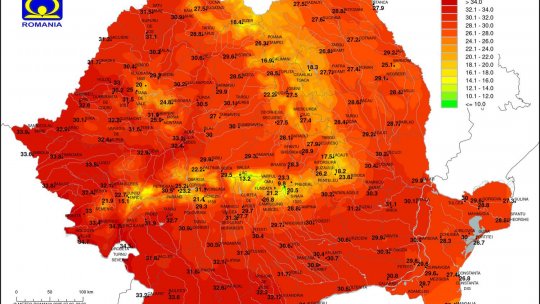 Meteorologii avertizează că valul de căldură se intensifică