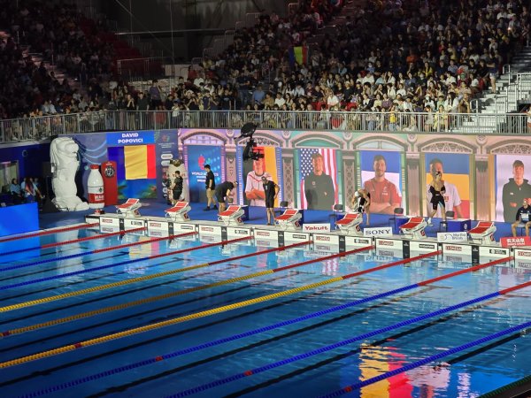 CM Singapore 2025 David Popovici în finala probei de 100 m liber. Campionul olimpic Zhanle Pan nu va lupta pentru medalii