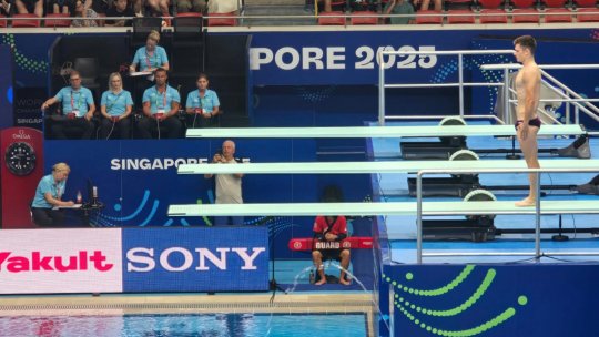CM Singapore 2025: Alexandru Avasiloae, stop în calificările de la trambulina de 3 m