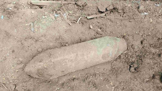 Galați: Bombă de o sută de kilograme, descoperită la Umbrărești