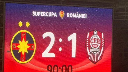 Fotbal: FCSB a câștigat Supercupa României la fotbal