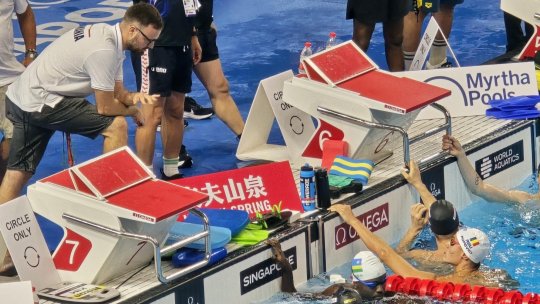 Adrian Rădulescu, antrenorul lui David Popovici: „De fiecare dată când înoată David Popovici, România are 18 milioane de antrenori”