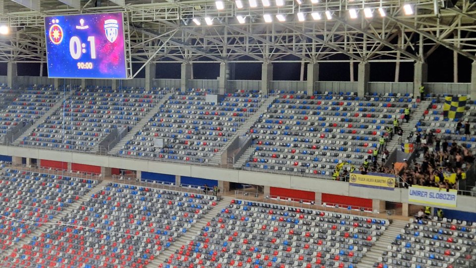 Superliga: FCSB - Unirea Slobozia 0-1
