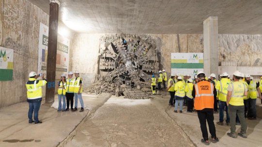 Primul tunel al Magistralei M6, finalizat între stațiile Tokyo și Băneasa