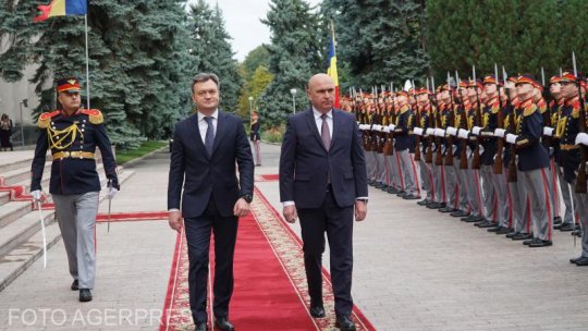 Ilie Bolojan, prima vizită la Chișinău ca premier