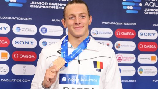 Înotătorul Robert Badea a adus României a doua medalie la Campionatele Mondiale de juniori de la Otopeni.