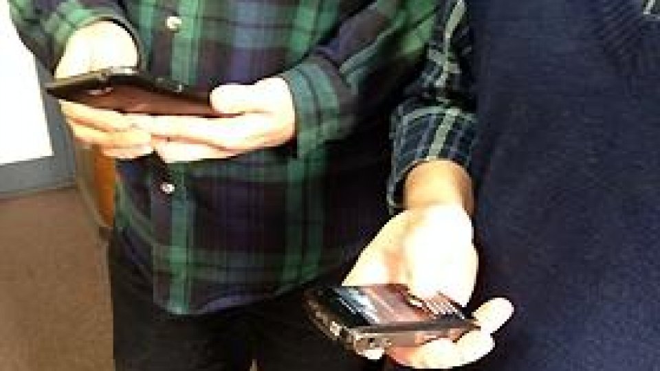 Un tânăr ucrainean a fost prins când încerca să iasă din România cu telefoane în valoare de 700.000 de lei