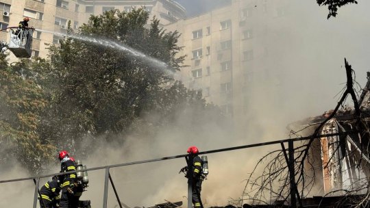 ISUBIF: Incendiu în centrul Capitalei, autoritățile au emis mesaj RO-ALERT