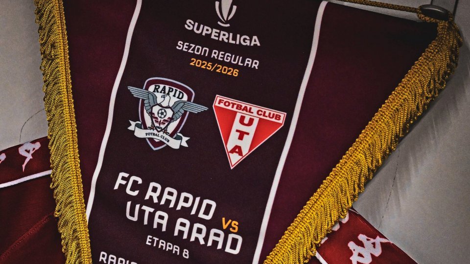 Rapid s-a apropiat la un punct de liderul Craiova, în Superliga de fotbal