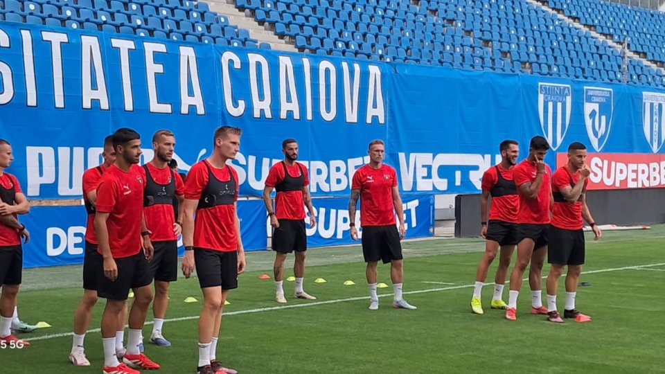 Conference League: Universitatea Craiova - Spartak Trnava, în direct la Radio România Actualităţi