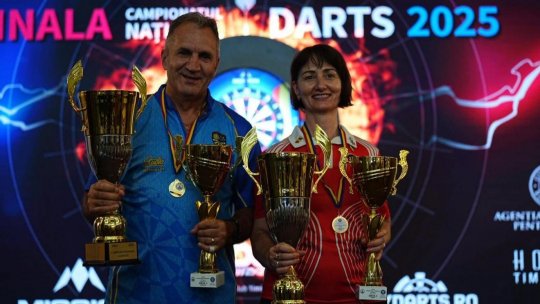 Darts: Laszlo Kadar și Giulia Olteanu sunt campionii României!