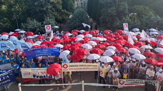 Proteste sindicale în mai multe judeţe