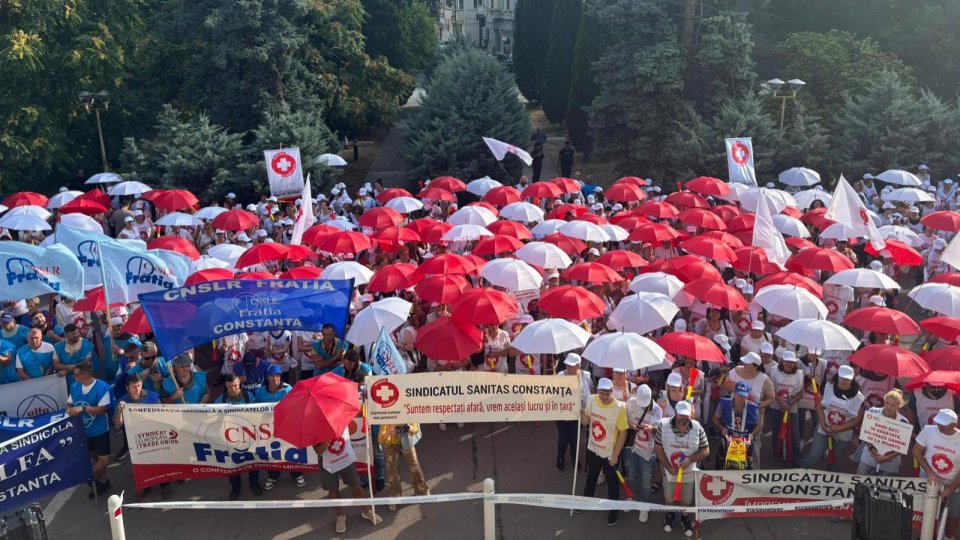 Proteste sindicale în mai multe judeţe