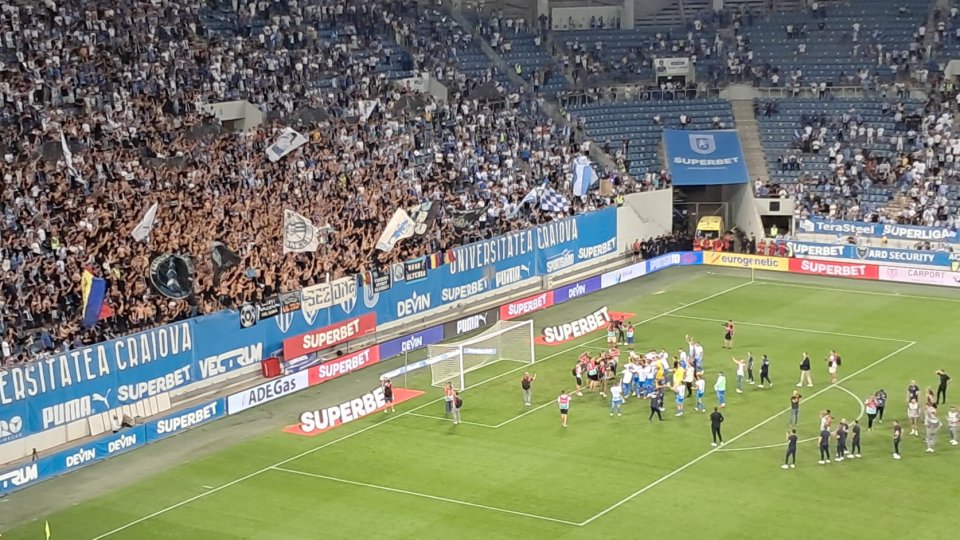 Conference League: Universitatea Craiova, amendată de UEFA