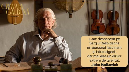 Cravata galbenă, filmul biografic despre Sergiu Celibidache -  premiera pe 14 noiembrie
