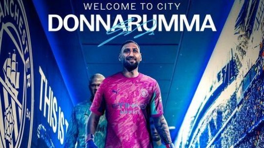 Fotbal: Gianluigi Donnarumma prezentat oficial de Manchester City