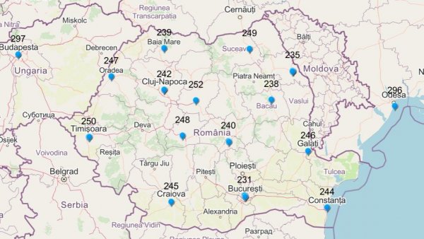 Lista secțiilor de votare din România pentru alegerile parlamentare din Republica Moldova