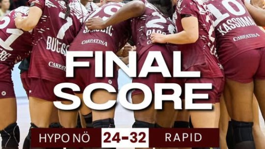 Handbal feminin: Rapid Bucureşti, victorie în Austria, în European League