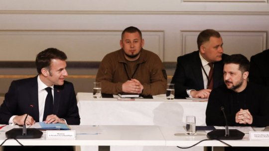 O nouă reuniune a liderilor Coaliţiei pentru Ucraina are loc joi, la Paris