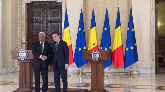 VIDEO: Președintele Consiliului European, António Costa și președintele Nicușor Dan, declarații de presă