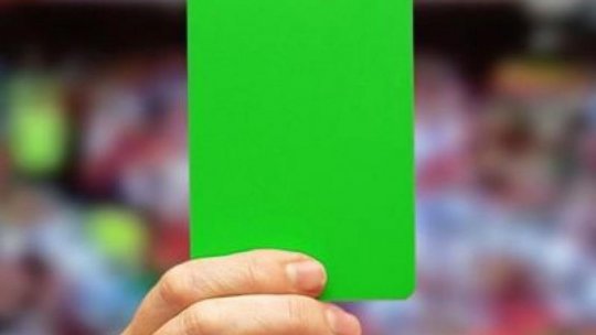Cartonaşul verde, o nouă inovaţie în fotbal