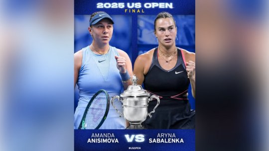 US Open: Aryna Sabalenka și Amanda Anisimova vor lupta pentru marele trofeu