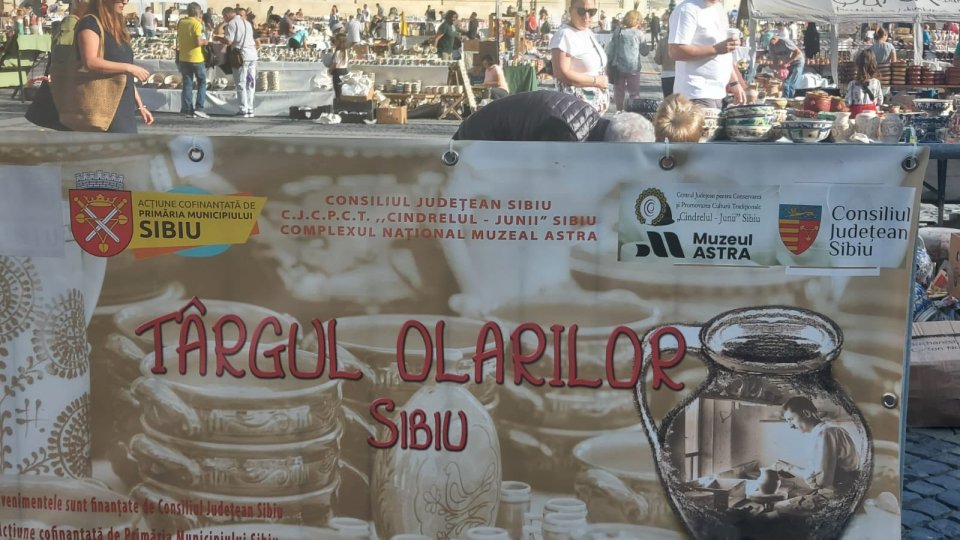 Demonstraţii la Târgul olarilor de la Sibiu