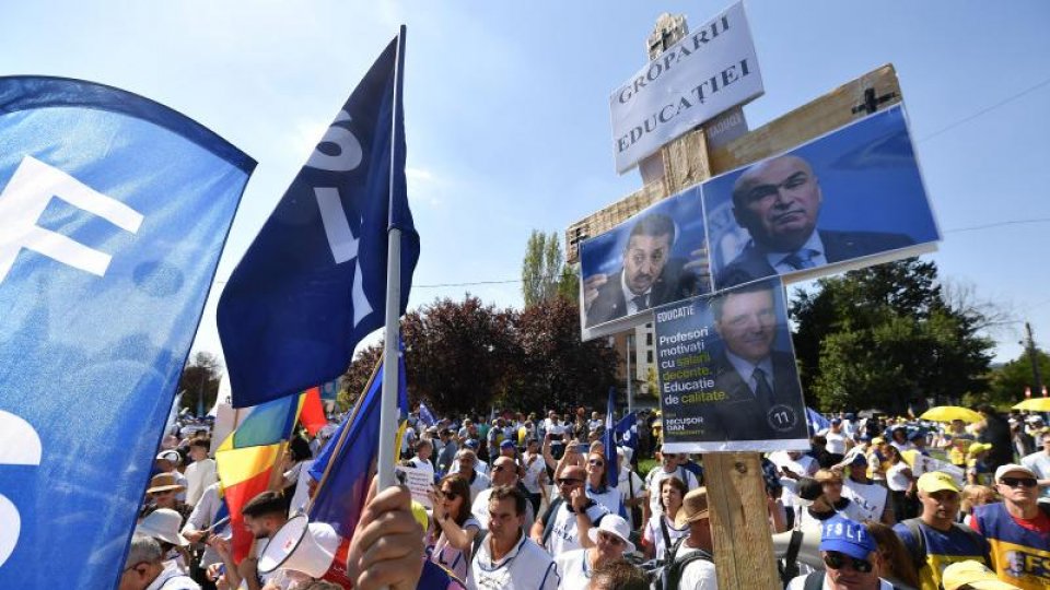 UPDATE: O delegaţie a profesorilor discută cu preşedintele Nicuşor Dan