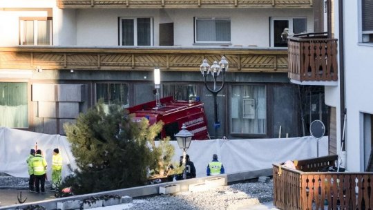 Elveția: 10 morți și mai multe persoane rănite după o explozie în stațiunea elvețiană Crans-Montana