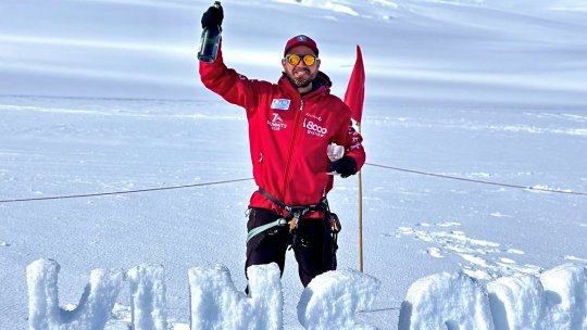 EXCLUSIV Adrian Ahrițculesei s-a întors din Antarctica: „Am ajuns pe cel mai înalt vârf, pe cel mai înalt vulcan și la Polul Sud”