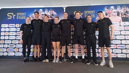 Înot: David Popovici a concurat alături de copii la „Sprint with the Stars”