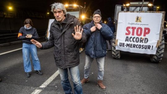 Fermierii români se alătură protestelor de la Strasbourg față de Acordul Mercosur