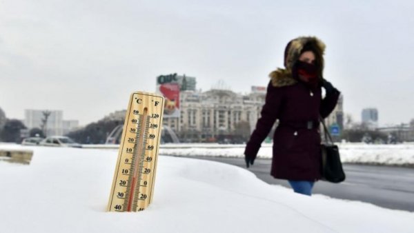 Temperaturi deosebit de scăzute în toată ţara