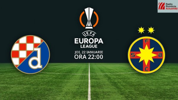 Fotbal: FCSB se luptă cu Dinamo din Croația pentru un loc în primăvara Europa League