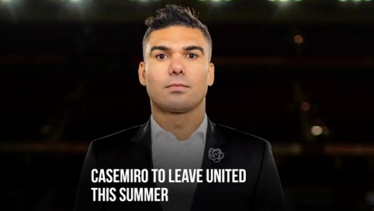 Manchester United se desparte de Casemiro la finalul sezonului
